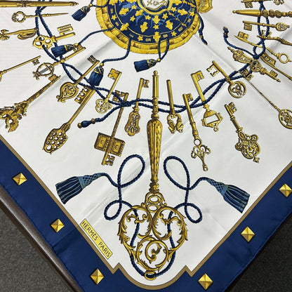 Hermes Key Motif Silk Scarf — view 2