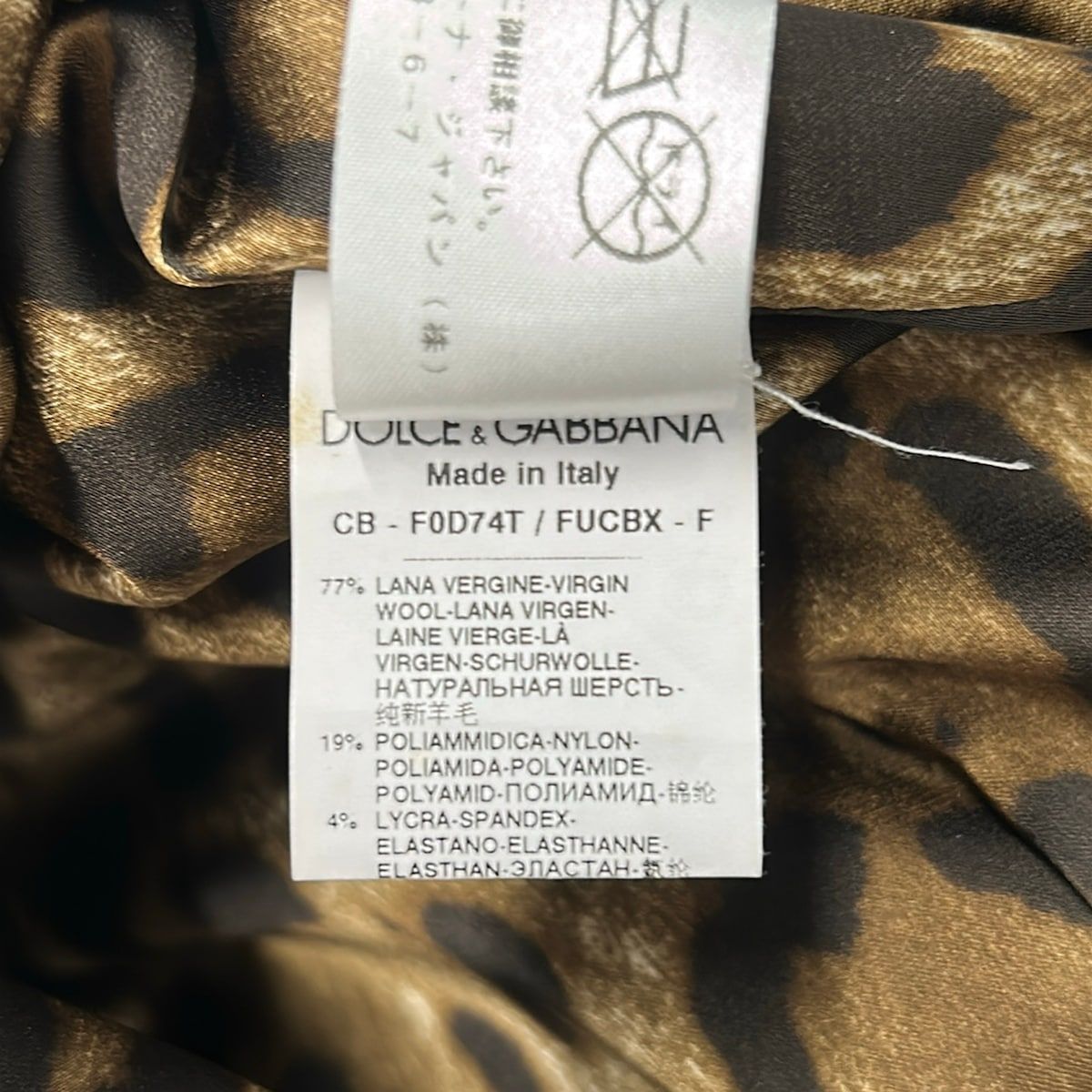 Dolce & Gabbana Coat 40 M Black Long Sleeve Beaver Fur Shoulder Pad Winter — view 4