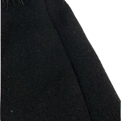 Dolce & Gabbana Coat 40 M Black Long Sleeve Beaver Fur Shoulder Pad Winter — view 7