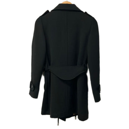 Dolce & Gabbana Coat 36 S Black Long Sleeve Zip Up Winter — view 2
