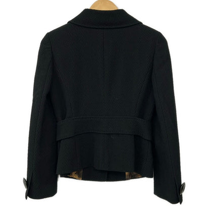 Dolce & Gabbana Jacket 38 S Black Long Sleeve Shoulder Pad Autumn Winter — view 2