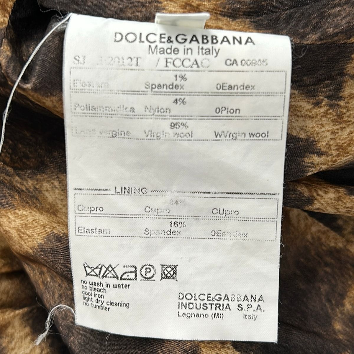 Dolce & Gabbana Jacket 38 S Black Long Sleeve Shoulder Pad Autumn Winter — view 4