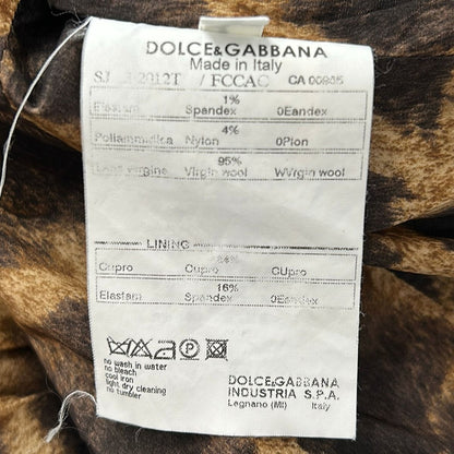 Dolce & Gabbana Jacket 38 S Black Long Sleeve Shoulder Pad Autumn Winter — view 4