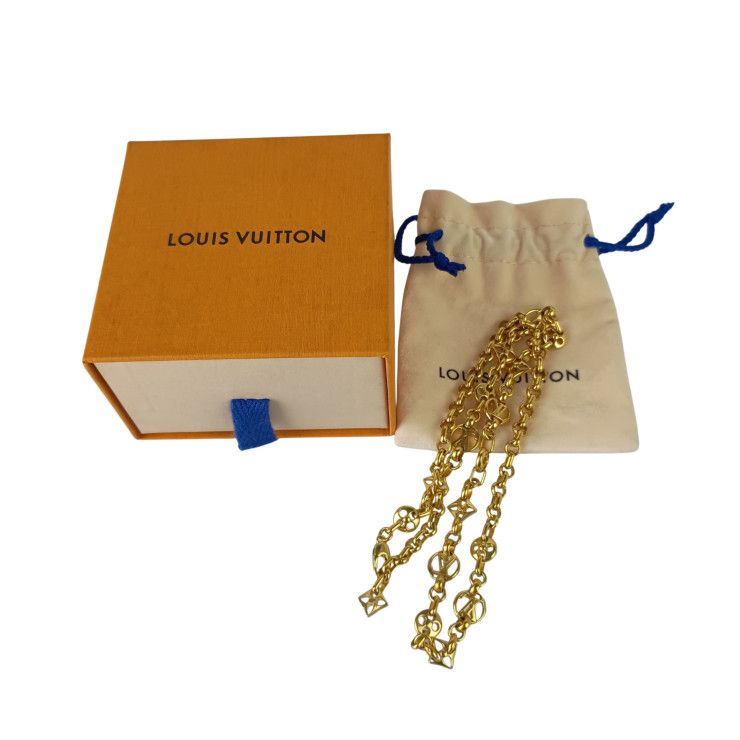 Louis Vuitton Necklace Collier Cles Easy in Lock Gold Metal — view 6