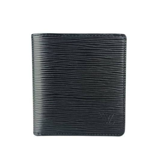 Louis Vuitton Bifold Wallet Porto Billets Cult Cles Black Epi Billfold