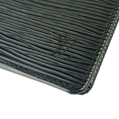 Louis Vuitton Bifold Wallet Porto Billets Cult Cles Black Epi Billfold — view 5