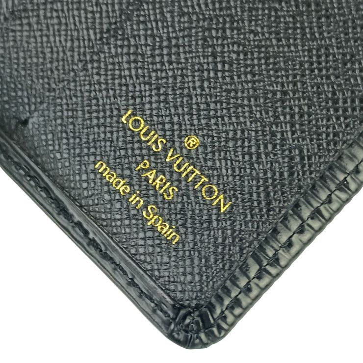 Louis Vuitton Bifold Wallet Porto Billets Cult Cles Black Epi Billfold — view 8