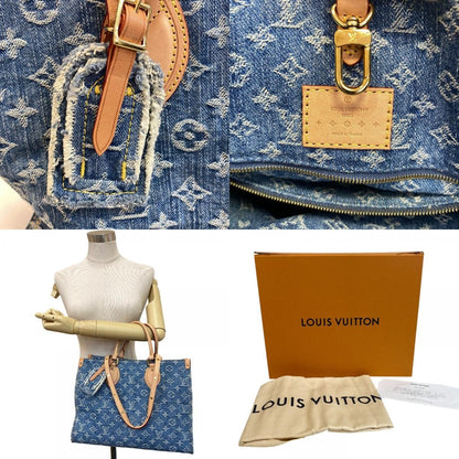 Louis Vuitton 2-Way On The Go MM Monogram Denim Tote — view 8