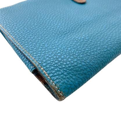 Hermes Bicolor Series Button Bifold Brown Dogon GM Verso Wallet — view 3