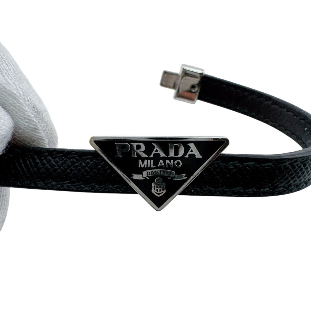 Prada Bangle Bracelet Black — view 6