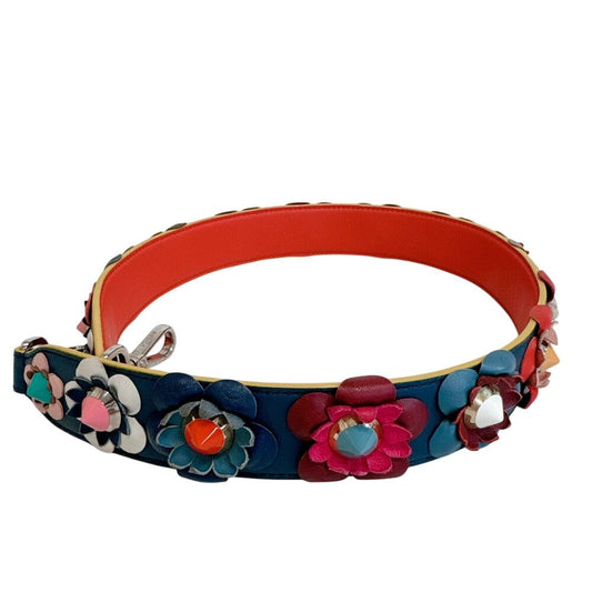 Fendi Flower Strap Bag Straps Multicolor