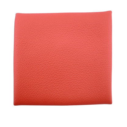 Hermes Silver Coin Purse Flap Mini Wallet Bastia Case — view 2