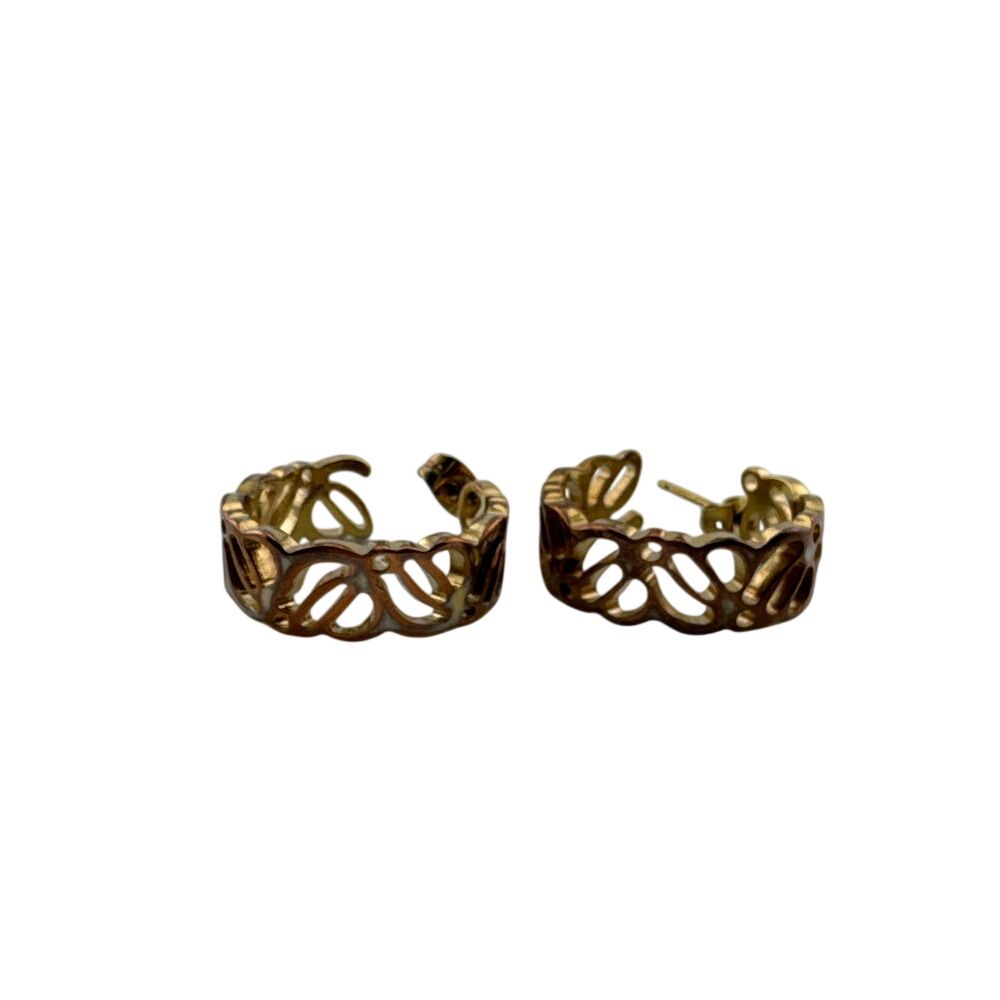 Loewe Hoop Anagram Earrings — view 2