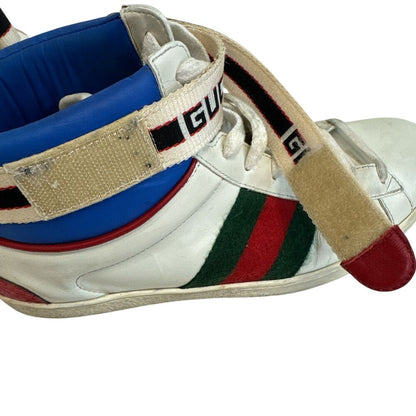 Gucci Shoes Ace Stripe High Cut Sneakers Sherry Line — view 7