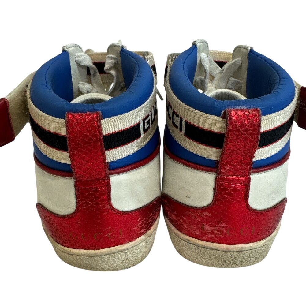 Gucci Shoes Ace Stripe High Cut Sneakers Sherry Line — view 5