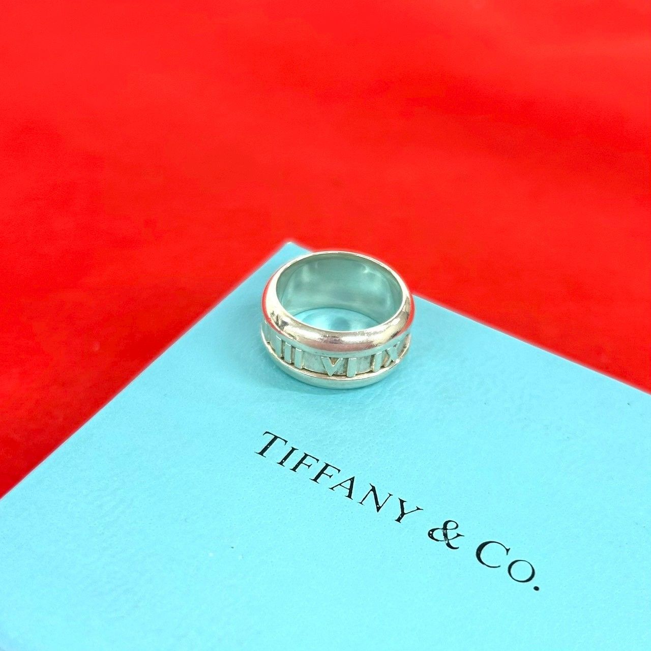 Tiffany & Co Atlas Ring 925 Sterling Silver