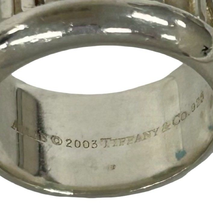 Tiffany & Co Atlas Ring 925 Sterling Silver — view 3