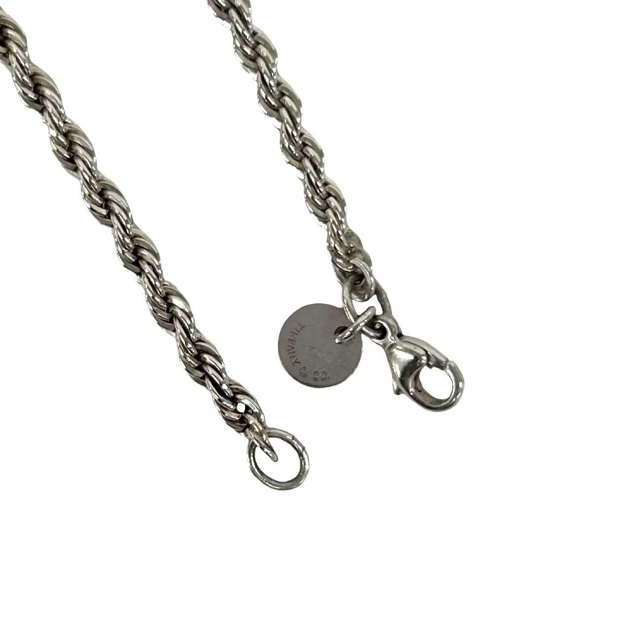 Tiffany & Co Twist Chain Bracelet 925 Sterling Silver — view 4
