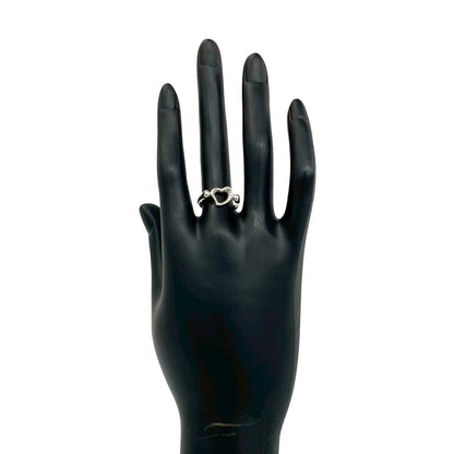 Tiffany & Co Open Heart Ring 925 Sterling Silver No 6 — view 2