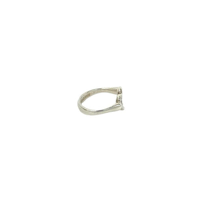Tiffany & Co Open Heart Ring 925 Sterling Silver No 6 — view 5