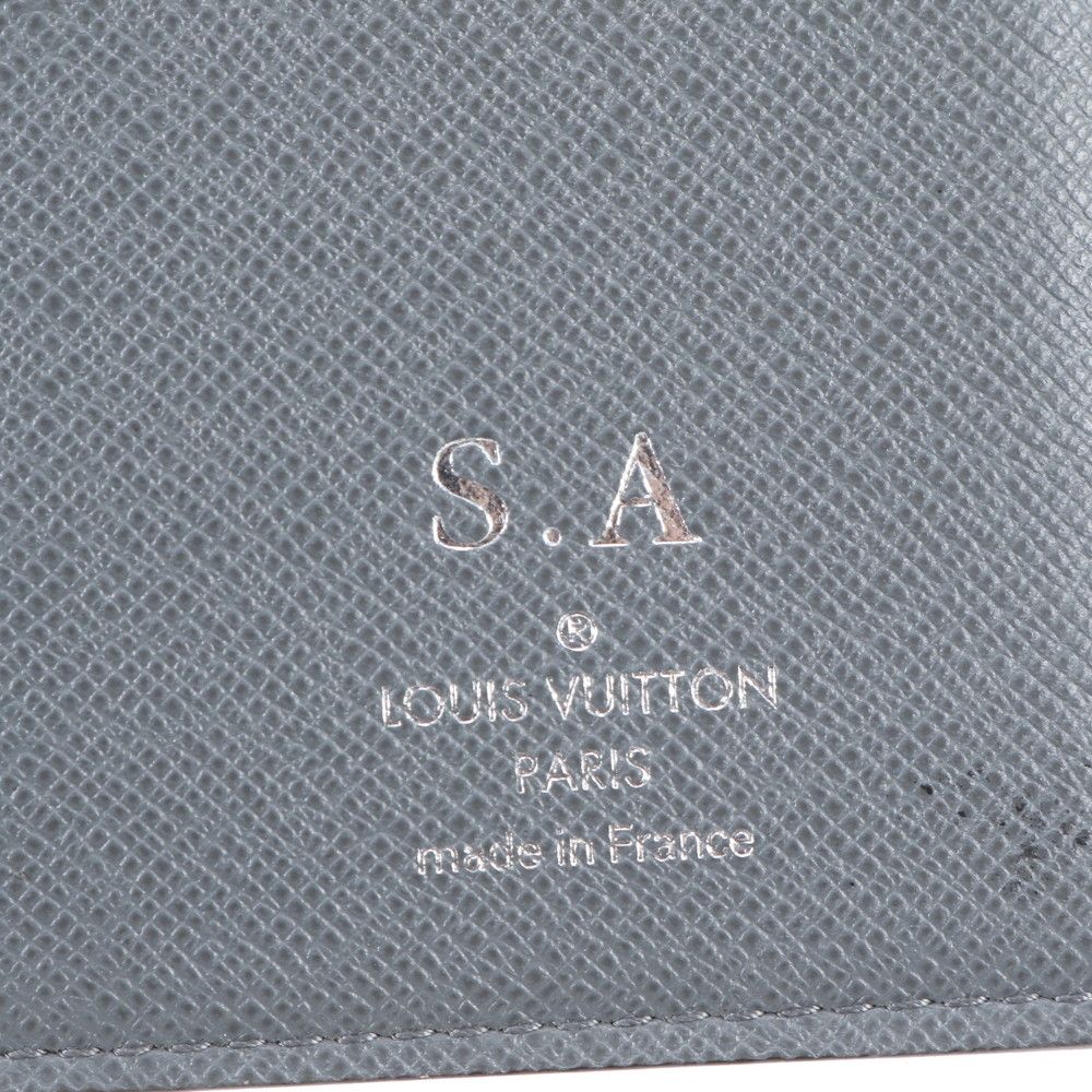 Louis Vuitton Taiga Portefeuille Brazza Leather Wallet Bifold — view 8