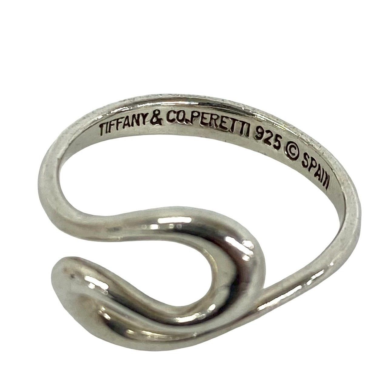 Tiffany & Co Open Wave Ring 925 Sterling Silver — view 3