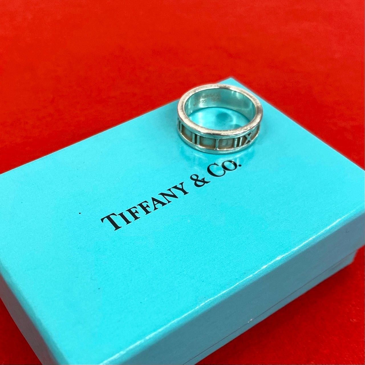 Tiffany & Co Atlas Ring 925 Sterling Silver