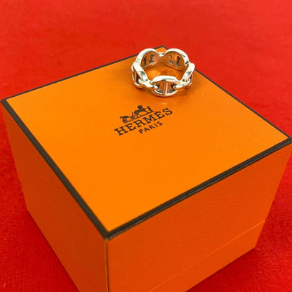Hermes Enchainee Ring 925 Sterling Silver