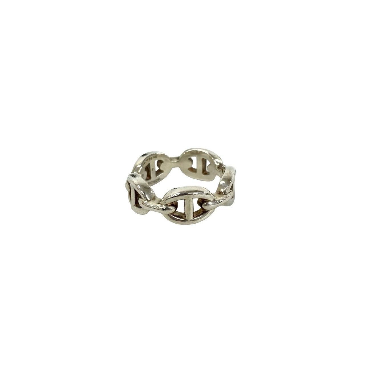 Hermes Enchainee Ring 925 Sterling Silver — view 6