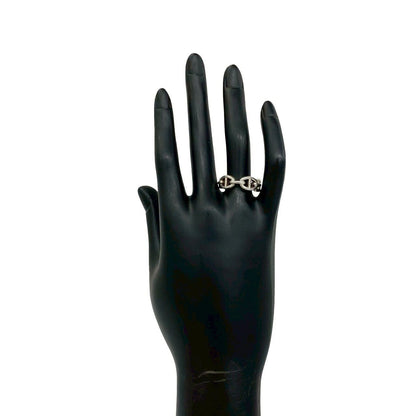 Hermes Enchainee Ring 925 Sterling Silver — view 2