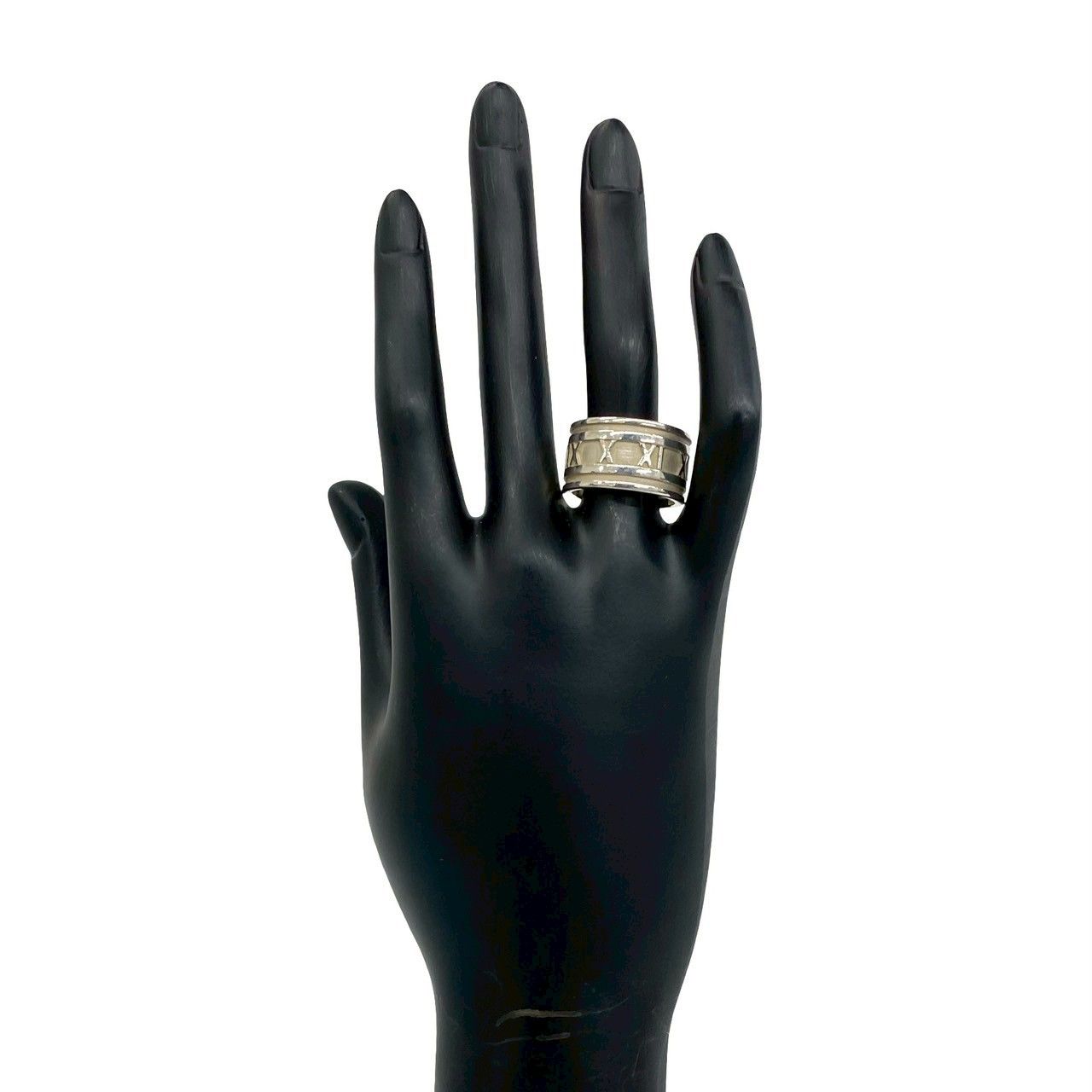 Tiffany & Co Box Wide Atlas Ring 925 Sterling Silver No 13 — view 2