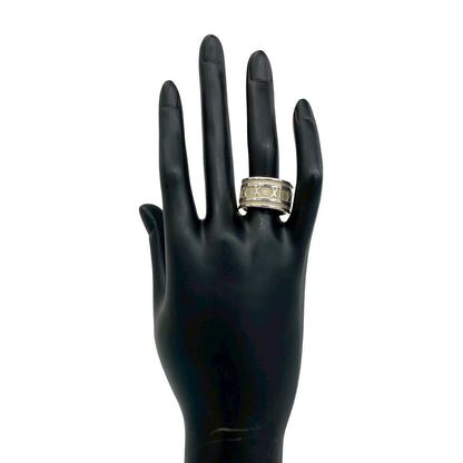 Tiffany & Co Box Wide Atlas Ring 925 Sterling Silver No 13 — view 2