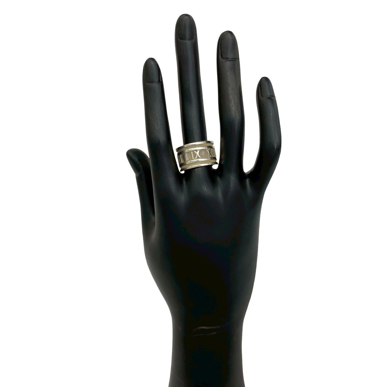 Tiffany & Co Wide Atlas Ring 925 Sterling Silver — view 2