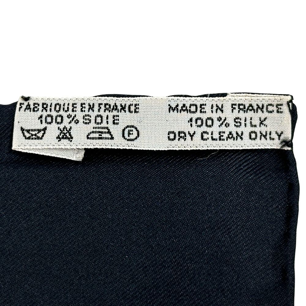 Hermes Scarf Carre 90 Selles a Housse Cover Sitting Silk Black Yellow Multi — view 5