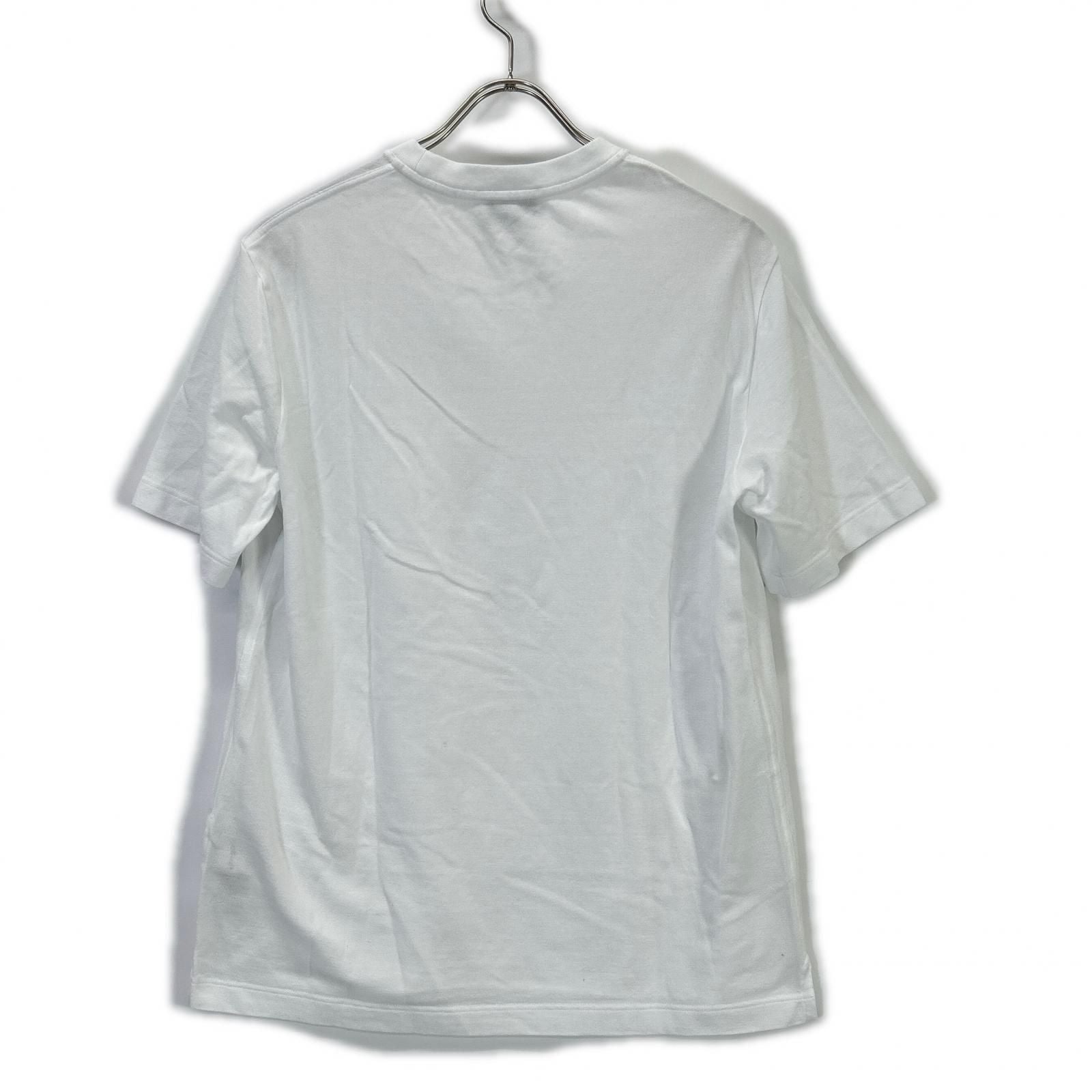 Hermes White Chest Pocket Embroidery Pique T-Shirt — view 2