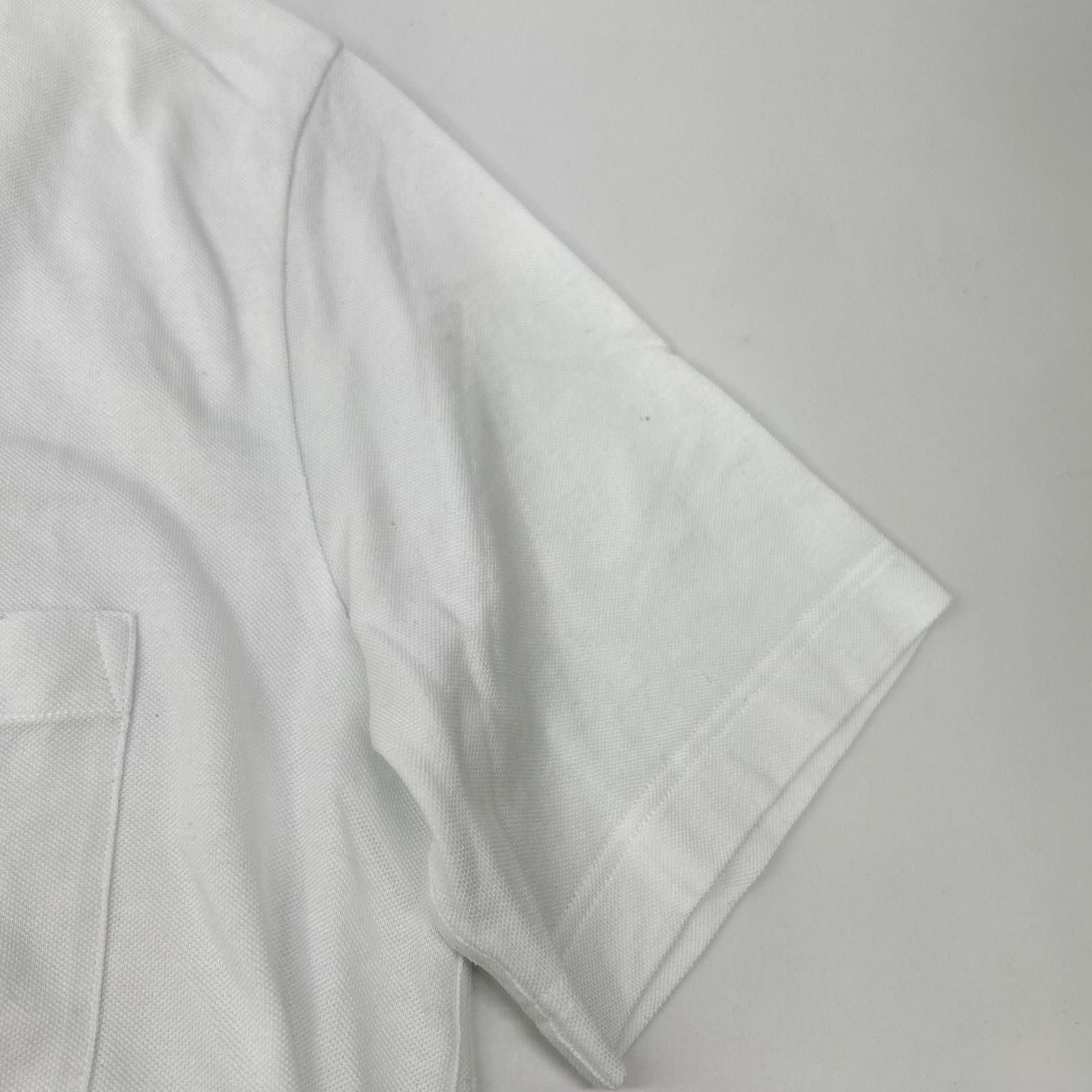 Hermes White Chest Pocket Embroidery Pique T-Shirt — view 8