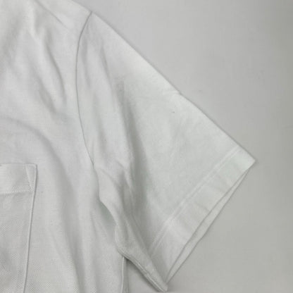 Hermes White Chest Pocket Embroidery Pique T-Shirt — view 8