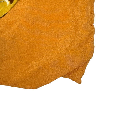 Chanel Scarf CC Logo Silk Orange Multi Color Camellia Floral Chain Large — view 7