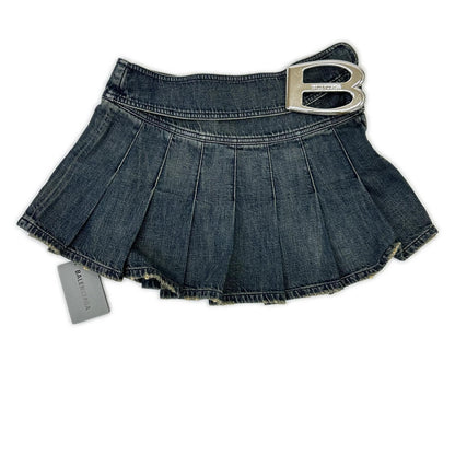 Balenciaga Buckle Pleated Skirt Pleaty 36