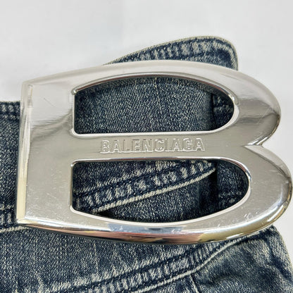 Balenciaga Buckle Pleated Skirt Pleaty 36 — view 6