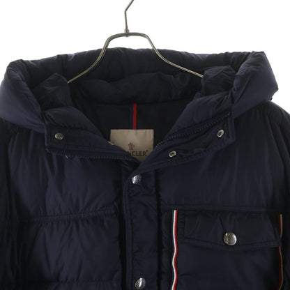 Moncler Prevot Hooded Down Jacket Navy — view 3