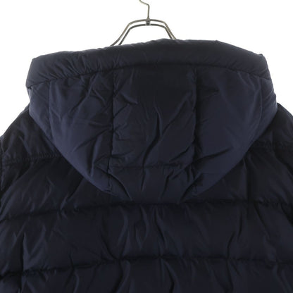 Moncler Prevot Hooded Down Jacket Navy — view 4