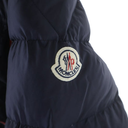 Moncler Prevot Hooded Down Jacket Navy — view 5