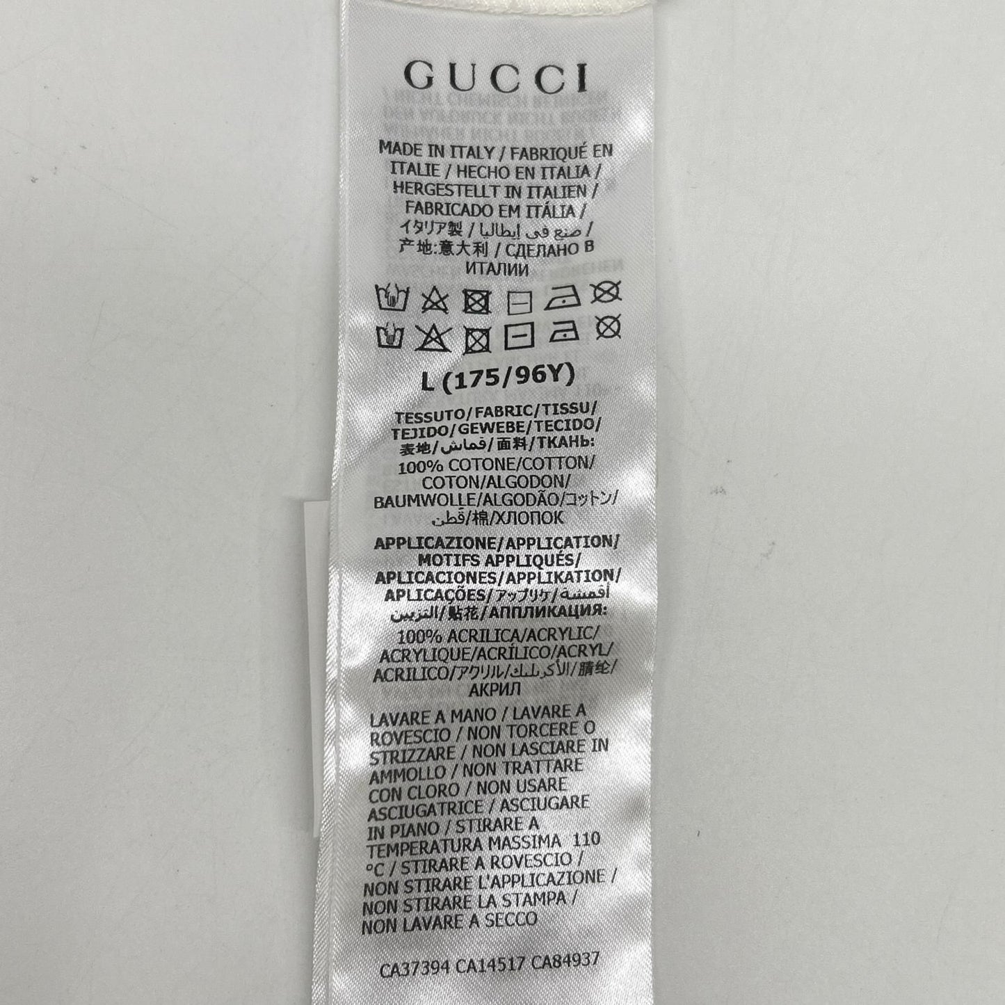 Gucci White Pig Embroidery T-Shirt — view 4