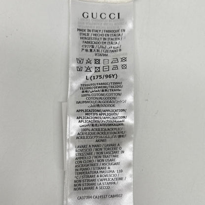 Gucci White Pig Embroidery T-Shirt — view 4