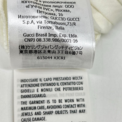 Gucci White Pig Embroidery T-Shirt — view 6