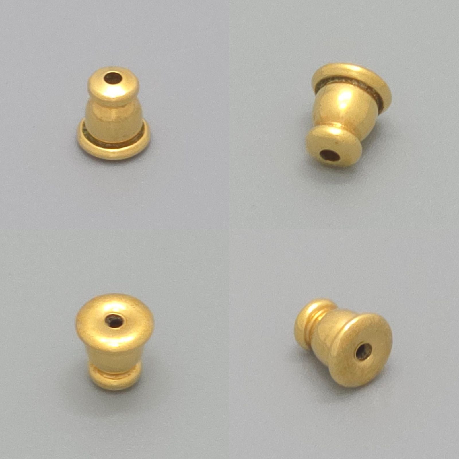 Dior CD Navy Stud Earrings Single CD Signature Gold — view 6