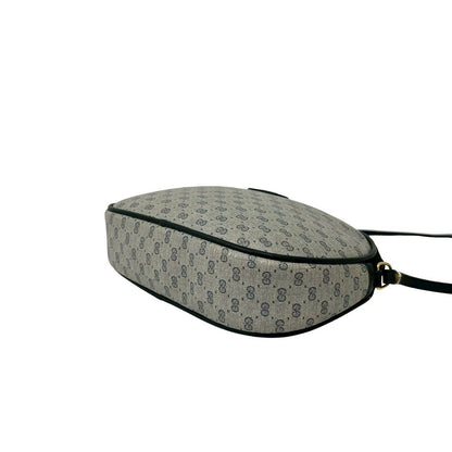 Gucci Vintage Micro GG Logo Leather Mini Shoulder Bag Pochette Navy — view 8