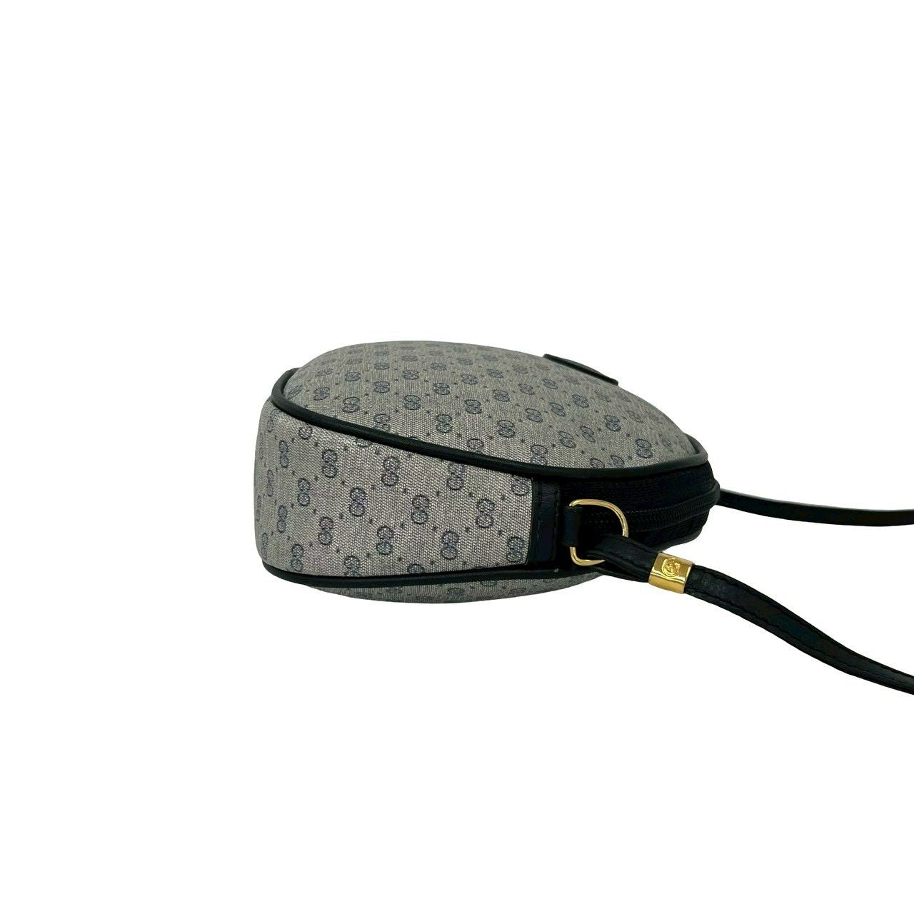 Gucci Vintage Micro GG Logo Leather Mini Shoulder Bag Pochette Navy — view 6