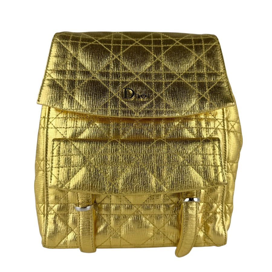 Dior Backpack Cannage Gold